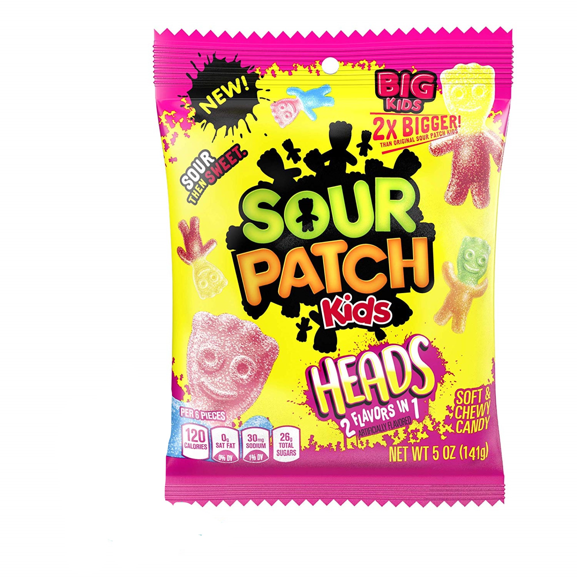 Sour Patch Kids Heads 2 in 1 141 g Candy Store