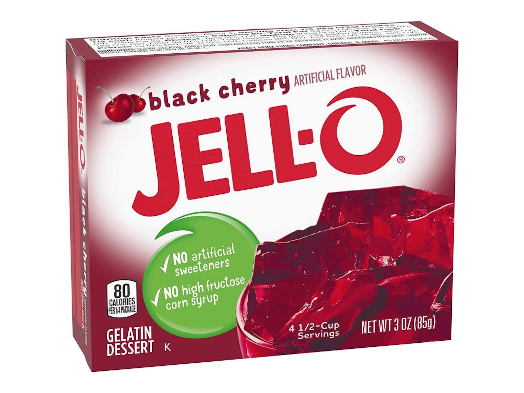 JellO Black Cherry 85 g Candy Store
