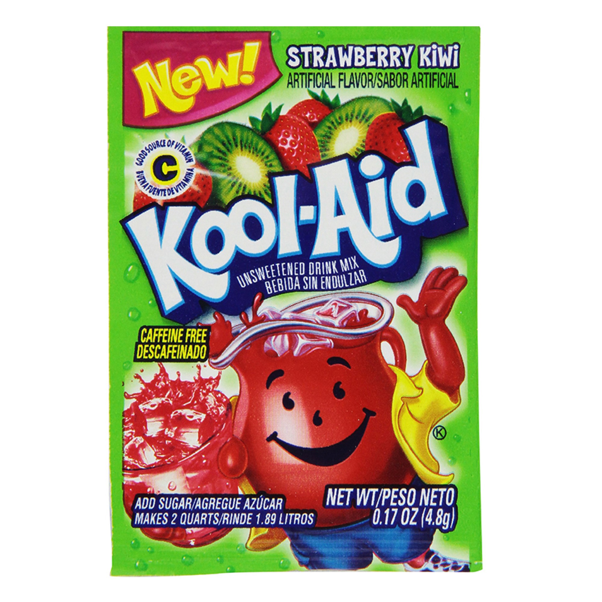 Kool Aid Twists Slammin Strawberry Kiwi 4,8 g Candy Store