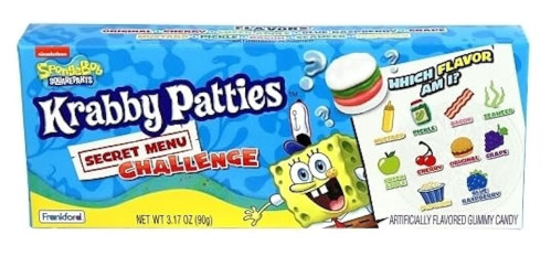 detail Sponge Bob Krabby Patties Secret Menu 90 g