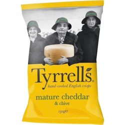 Tyrrell's Mature Cheddar&Chive 150 g