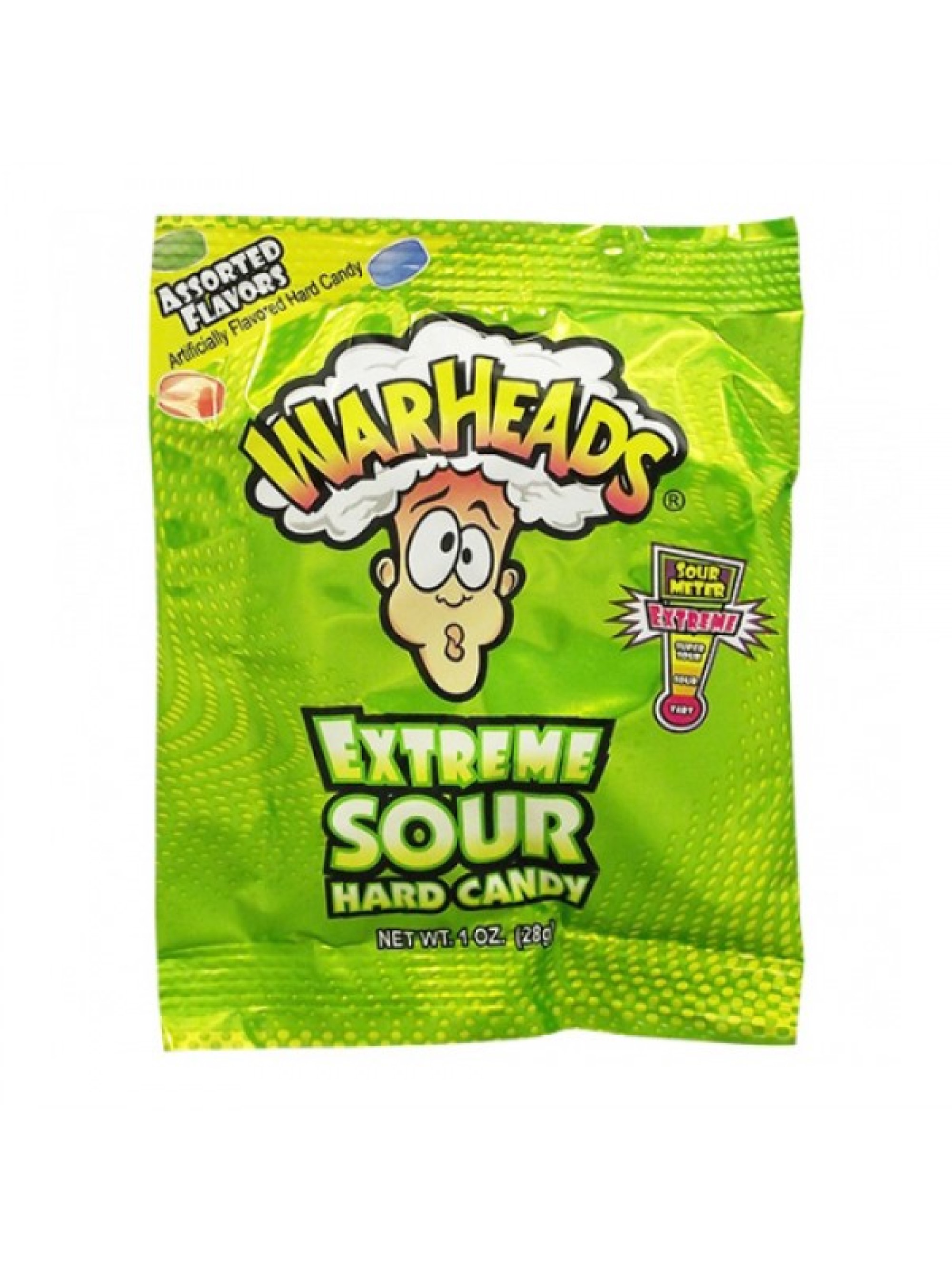 Warheads Extreme Sour Hard Candy 28 g Candy Store