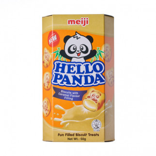 detail Meiji Hello Panda Caramel 50 g