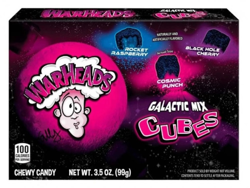 detail Warheads Galactic Mix Cubes 99 g