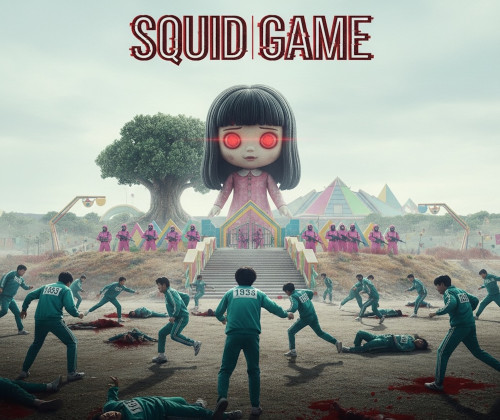 detail Yummer's Squid Game Marshmallow 300 g