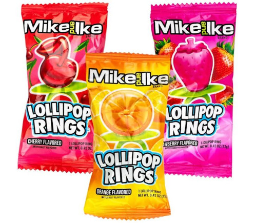 detail Mike&Ike Lollipop Rings 12 g