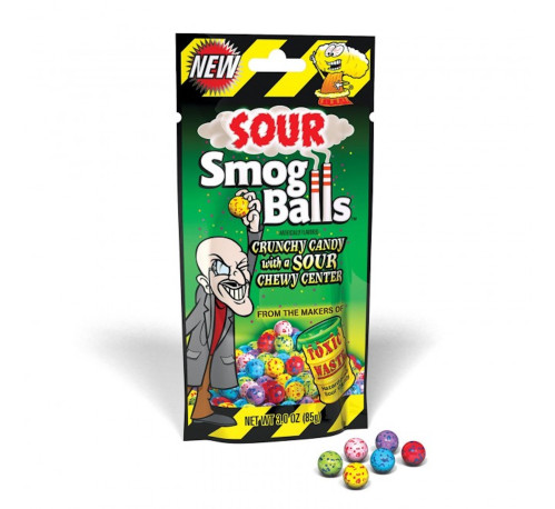 detail Toxic Waste Sour Smog Balls Pouche 85 g
