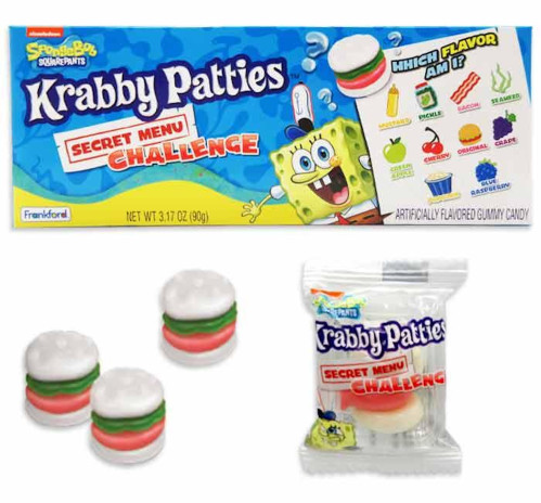 detail Sponge Bob Krabby Patties Secret Menu 90 g