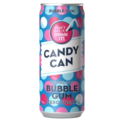 Candy Can Sparkling Bubble Gum 330 ml