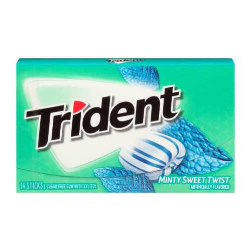 detail Trident Minty Sweet Twist 26,6 g