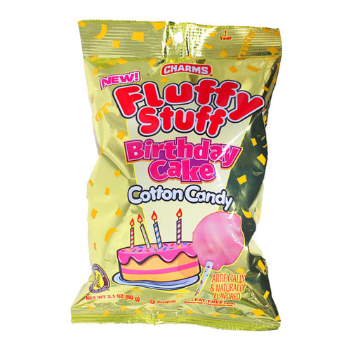 detail Charms Fluffy Stuff Birthday Cake Cotton Candy 60 g (MHD - 31.12.2025)