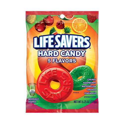 detail Life Savers Hard Candy 5 flvrs 177 g - MHD 30.11.2024