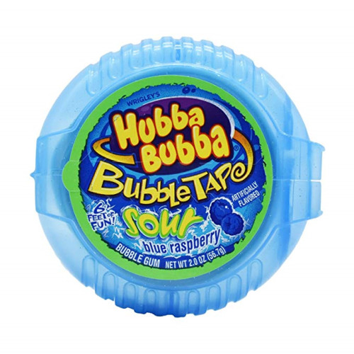 detail Hubba Bubba Sour Blue Raspberry 56 g