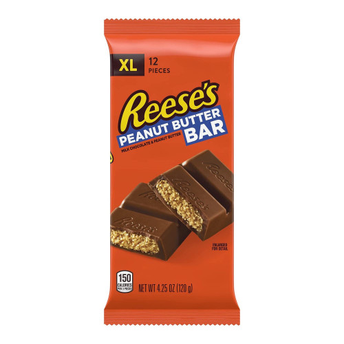 detail Reeses XL Milk Chocolate Bar 120 g