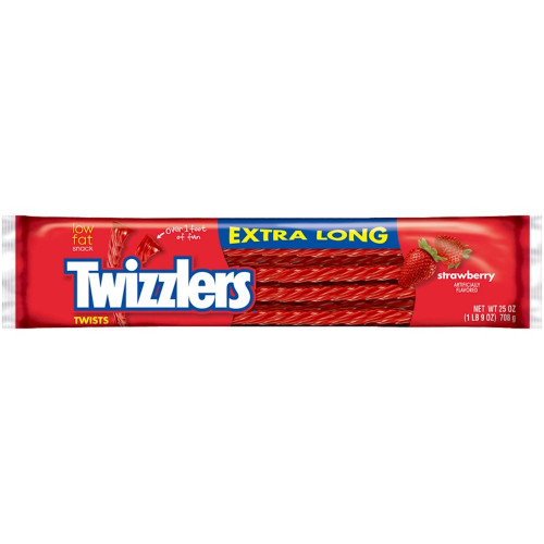 detail Twizzlers Strawberry Extra Long 708 g