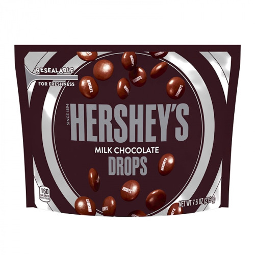 detail Hershey´s Milk Chocolate Drops 215 g