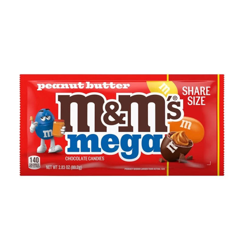 detail M&M's Mega Peanut Butter 80,2 g