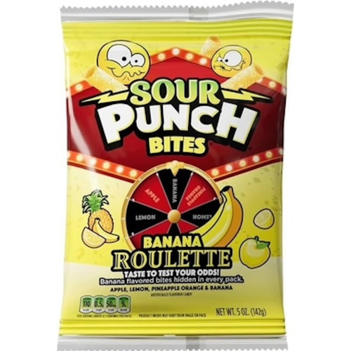 detail Sour Punch Bites Banana 142 g