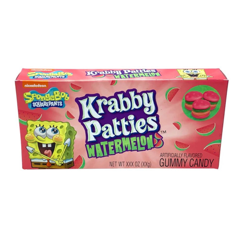 detail Spongebob Krabby Patties Watermelon 72 g