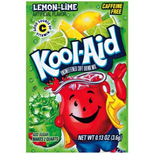 detail Kool-Aid Lemon-Lime sachette 3,6 g