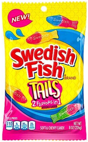 detail Swedish Fish Tails 2in1 226 g