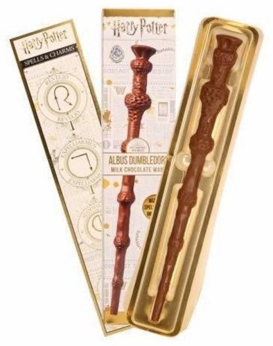 detail Harry Potter Albus Dumbledore Milk Chocolate Wand 42 g