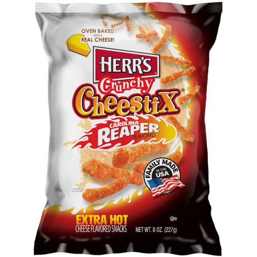 detail Herr's Cheestix Carolina Reaper 227 g