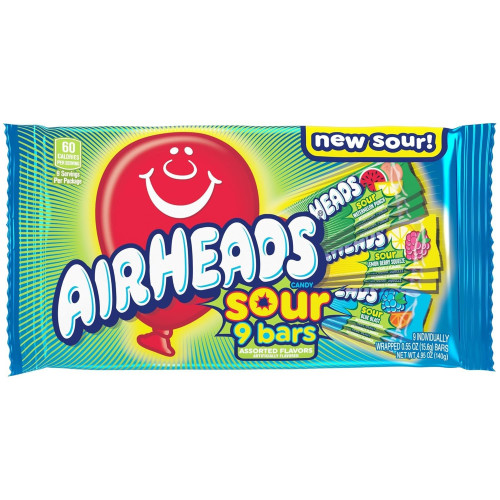 detail Airheads Sour 9 Bars 140 g
