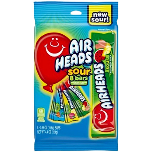 detail Airheads Sour 8 Bars 124 g