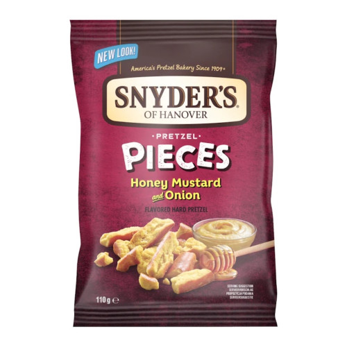 detail Snyder's Pieces Honey Mustard&Onion 110 g