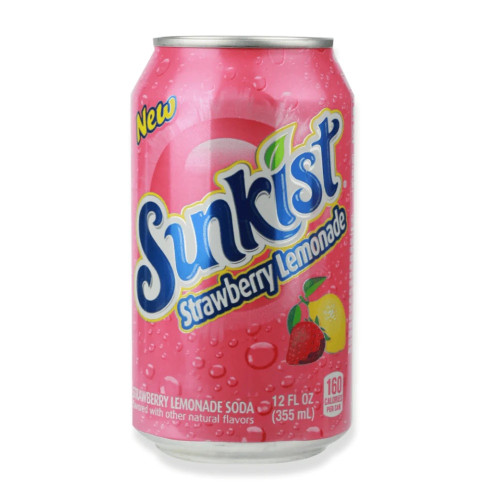 detail Sunkist Strawberry Lemonade 355 ml