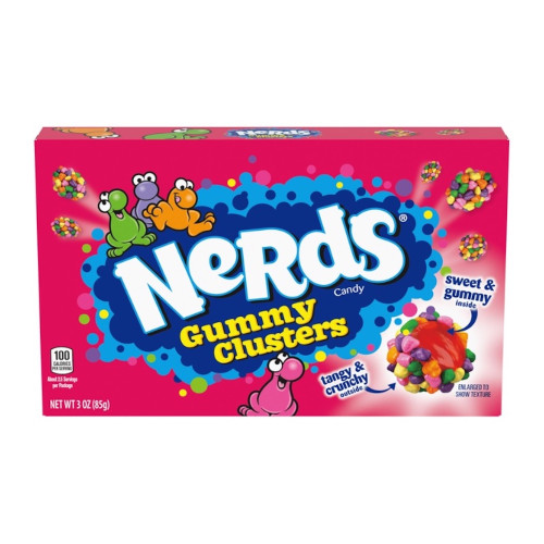 Nerds Gummy Clusters Box 85 g