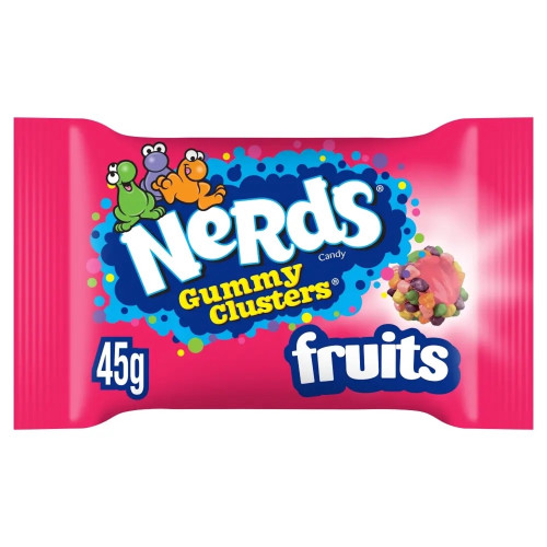 detail Nerds Gummy Clusters Fruits 45 g