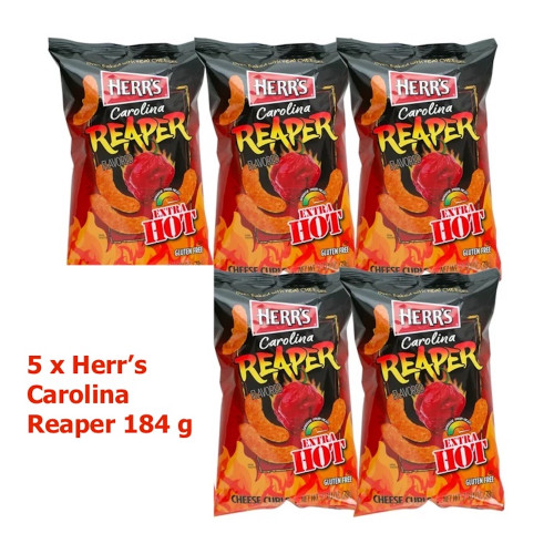 5 x Herr´s Carolina Reaper 184 g