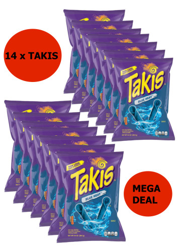 14 x Takis Blue Heat 280 g
