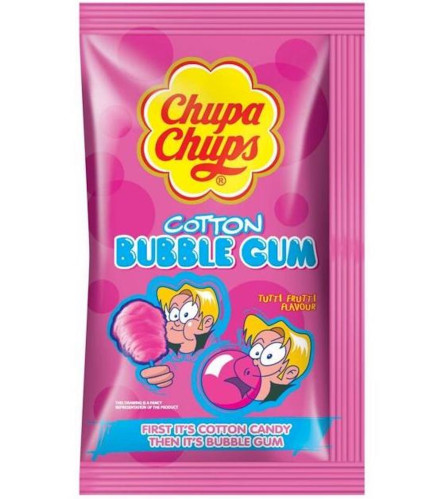 detail Chupa Chups Cotton Candy Gum 11 g