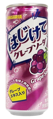 detail Sangaria Grape Soda 250 ml (MHD - 31.01.2025)