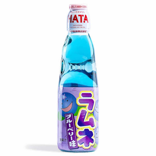 detail Hata Ramune Blueberry Soda 200 ml