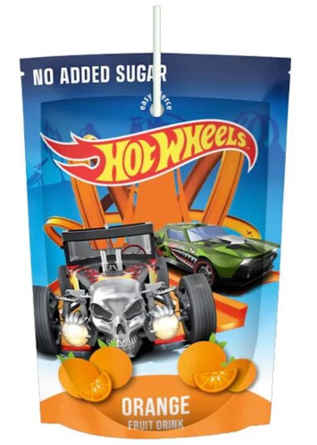 detail Hot Wheels Orange Fruit Drink 200 ml