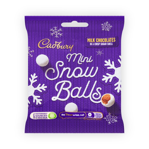 Cadbury Mini Snow Balls 80 g