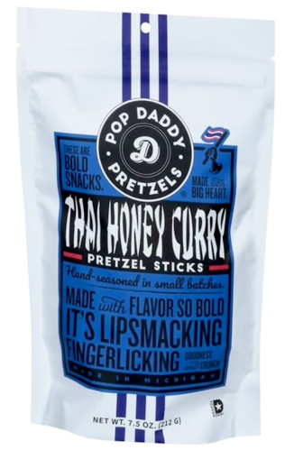 detail Pop Daddy Thai Honey Curry Pretzel 212 g