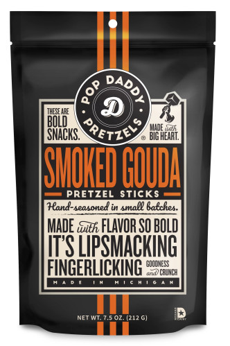 detail Pop Daddy Smoked Gauda Pretzel 212 g