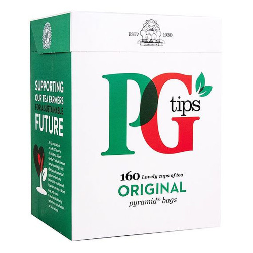 detail PG Tips The Original 160 Pyramid Bags 464 g (MHD - 31.08.2024)