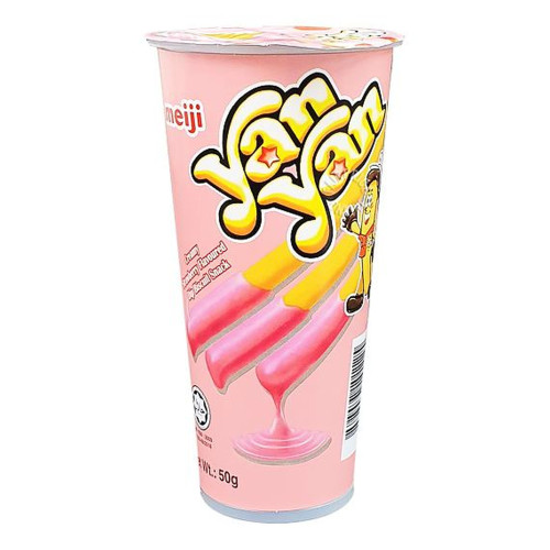 detail Japanese Meiji Yan Yan Strawberry 50 g
