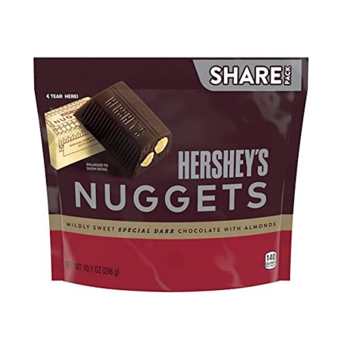 detail Hershey's Nuggets Special Dark Chocolate 286 g