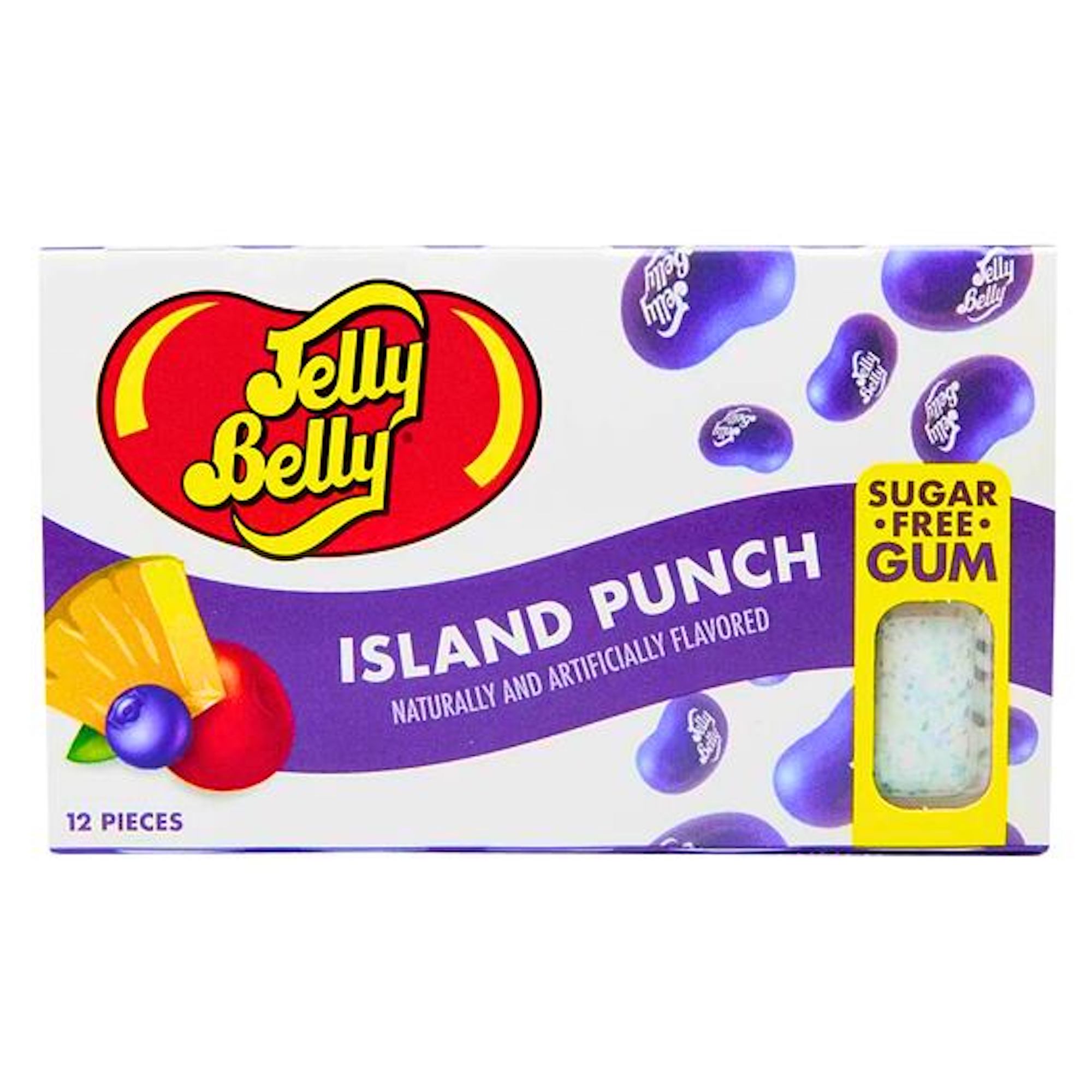Jelly Belly Island Punch Sugar Free Gum 15 g Candy Store