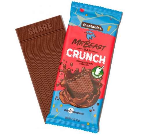 detail MrBeast Crunch Chocolate 60 g