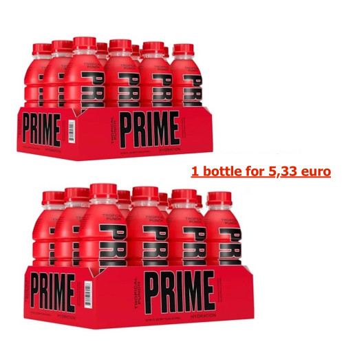 24 x Prime Tropical Punch 500 ml