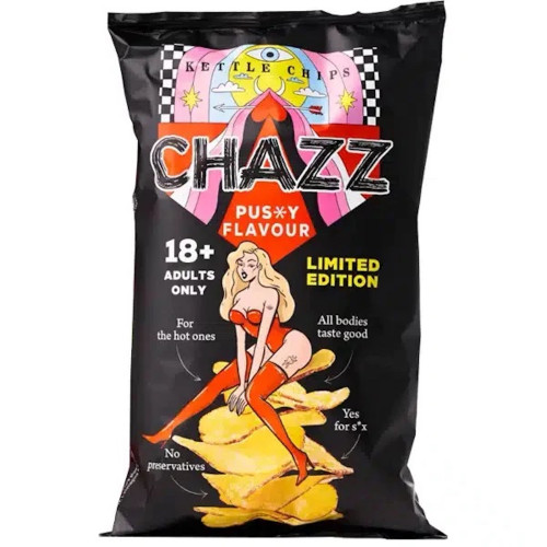 Chazz Pussy Flavour Chips 90 g