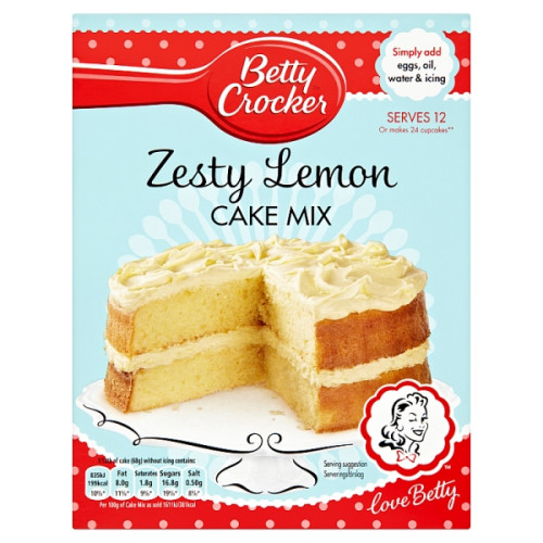 Betty Crocker Zesty Lemon Cake Mix 425 g